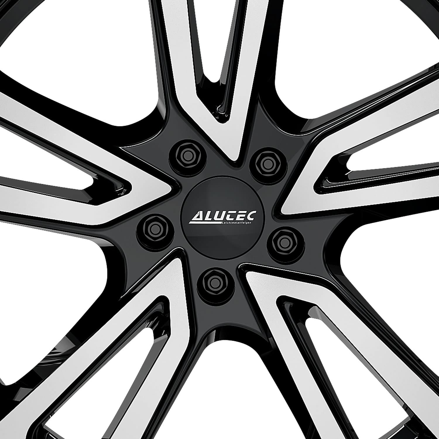 4 x Alutec felgi Tormenta 7.5Jx17 ET40 5x112, diamentowo-czarne, polerowane fronty kompatybilne z MERCEDES-BENZ A B C CLA E GLA GLB GLC S SLK SLC V Vito