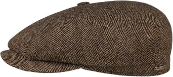 Stetson Hatteras Classic Wool Flat Cap Men -
