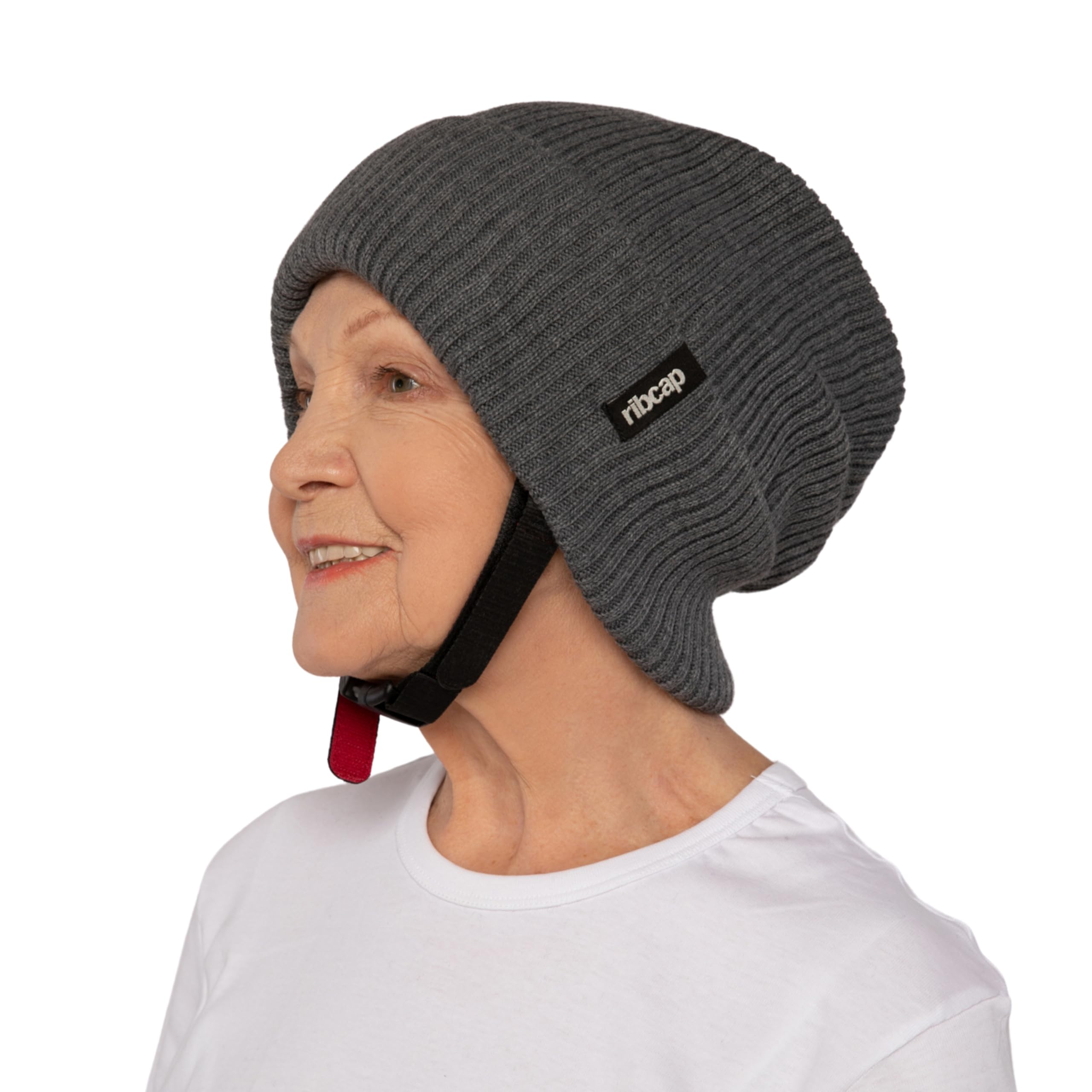 Ribcap Lenny Gris | Casco Protector Blando para Personas con Epilepsia