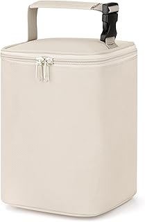 Accmor Breastmilk Cooler Bag, Baby Bottle Cooler Bags, Insulated Bottle Cooler Tote Bags On The Go, Fits 4 Large 8oz Bottles, for Nursing Mom Daycare Travel