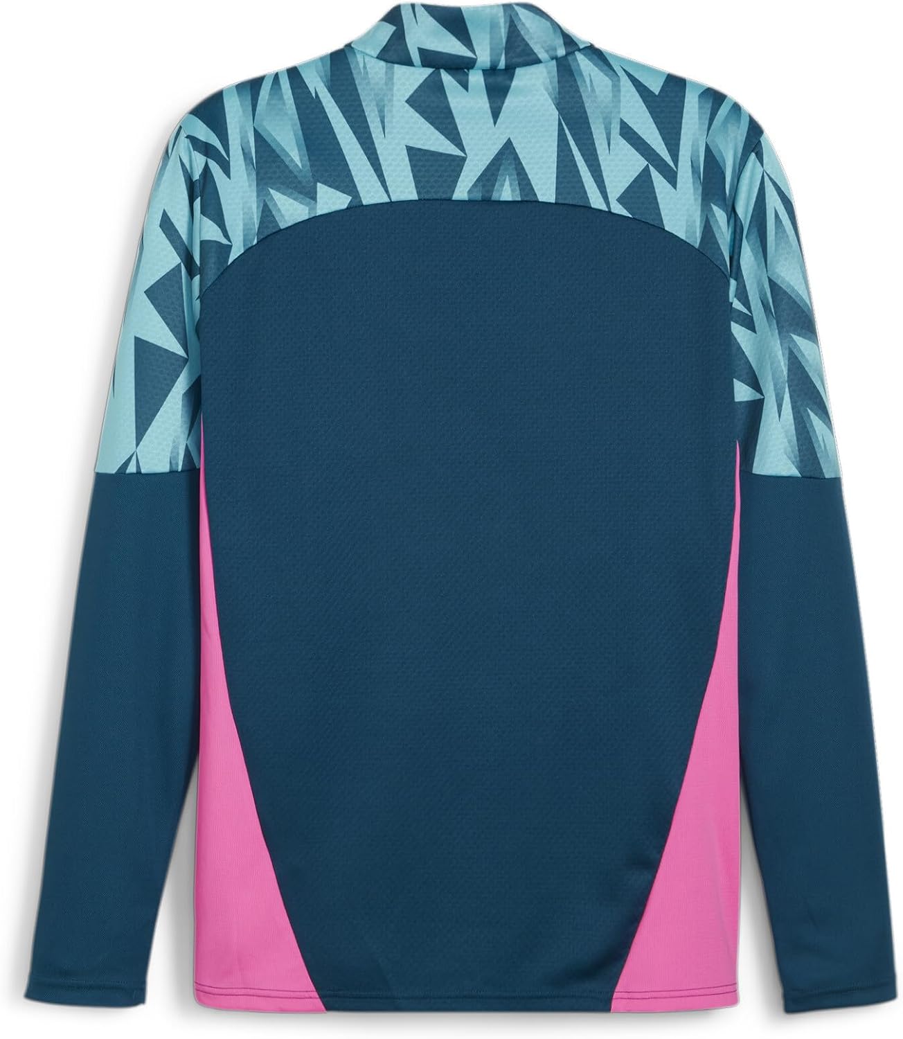 PUMA Men's individualFINAL 1/4 Zip Jacket, Ocean Tropic-Bright Aqua, Large - Image 2