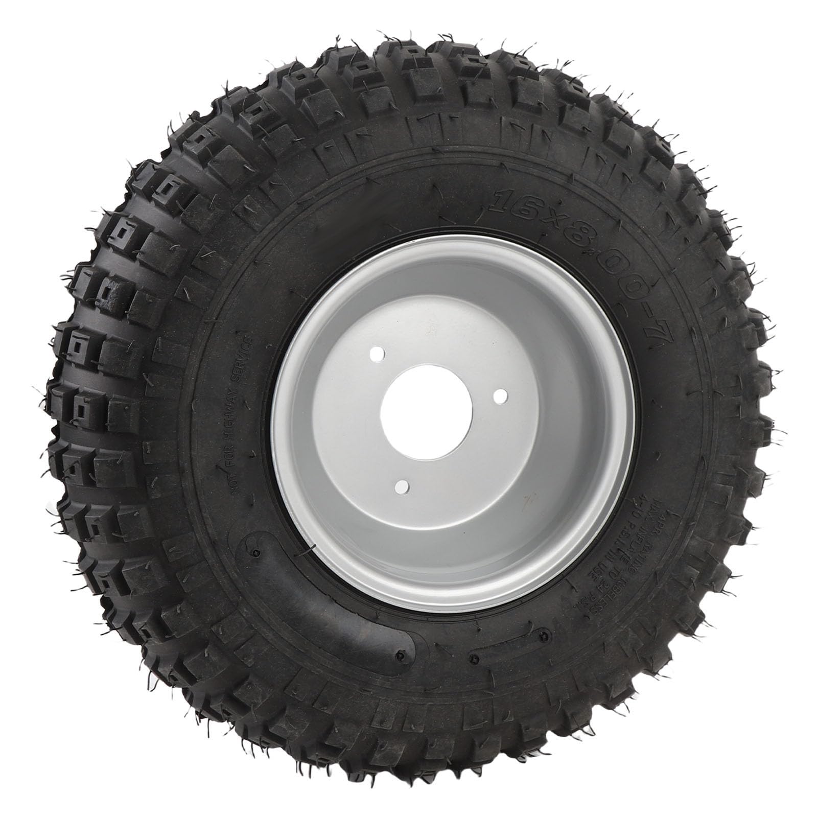 Tbest 16X8 7 Opona 3 Otwory Obręczy 6PR Doskonała przyczepność na Drodze 7 Cali ATV UTV Koło do Gokart Wózek Golfowy Kosiarka Ogrodowa