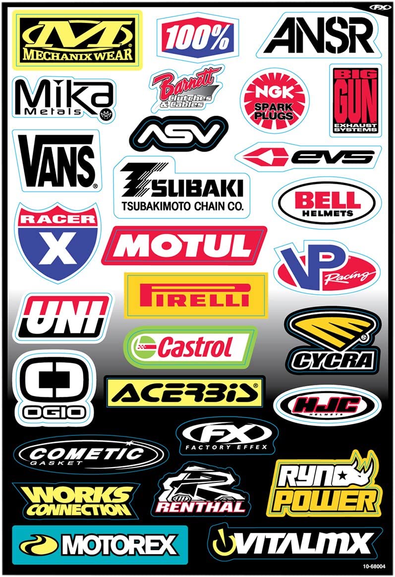 Factory EFFEX 10-68004 Decal Kit - Sponsor C