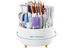 HBlife 360° Rotating Pencil Holder for Office and Home