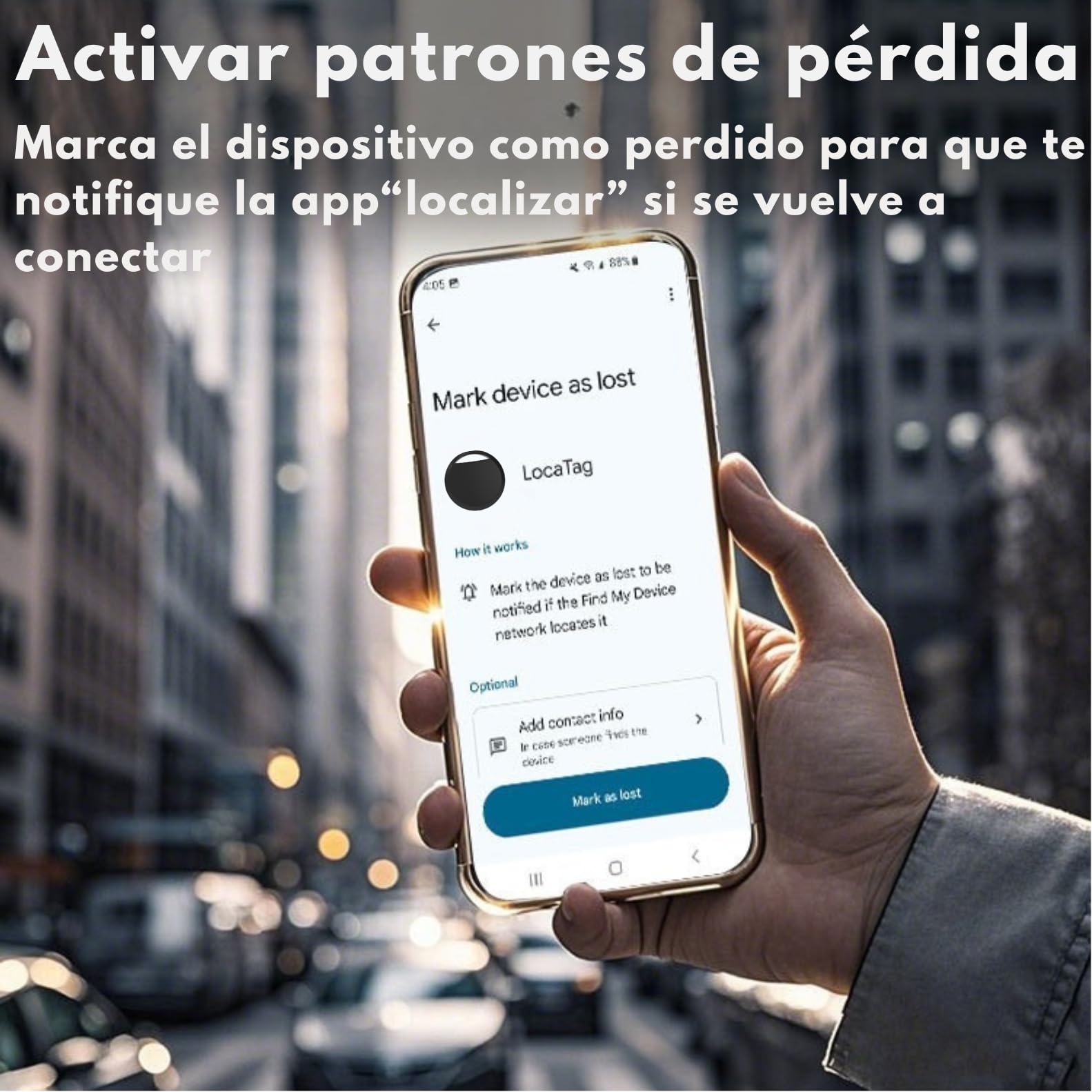 Localizador GPS Android. Autorizado por Google | Tracker Android (No Apple) | Smart Tag Google | Rastreador para Llaves, Niños, Personas Mayores, Perros, Coche, Moto | Finder Bluetooth | Pack 4 — view 4