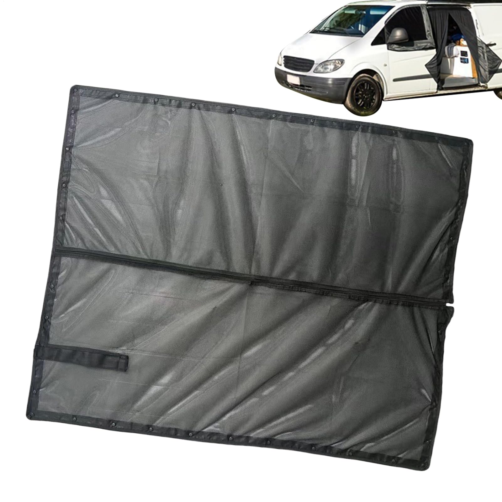 Zanzariera Magnetica Per Porta Del Furgone Rete Magnetica di Ricambio | Rete Antimosche Porta Laterale Camper Comfort SUV Auto Camion Campeggio Outdoor Avventura Viaggio