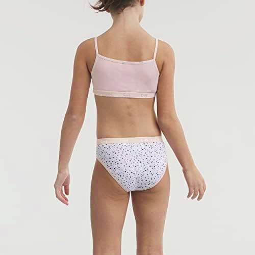 Confezione Da 3 Slip Per Bambine E Ragazze Dim, In Cotone Morbido E Stretch, Colori E Fantasie Assortiti