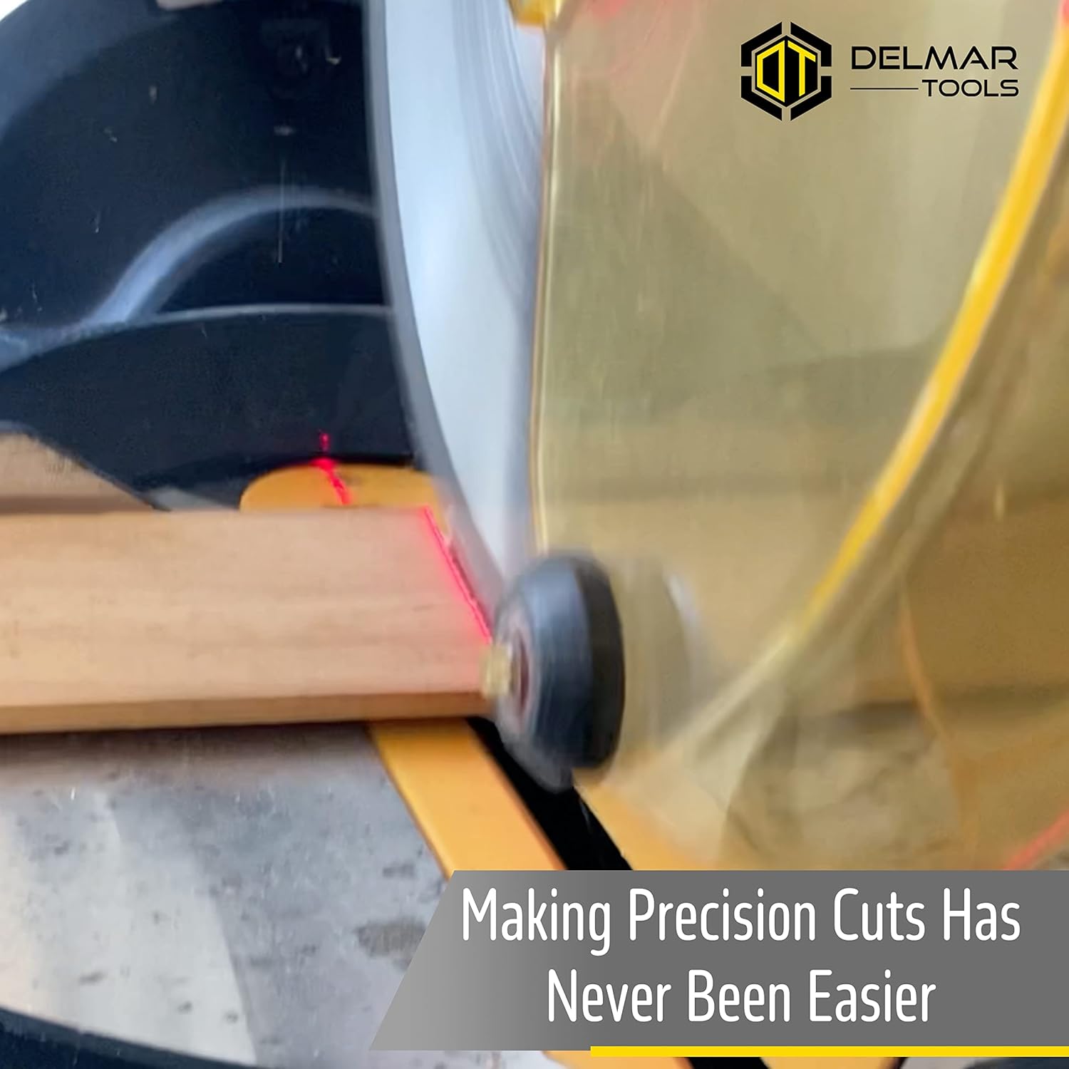 Miter and Portable Saw Laser Guide, Bright Laser Turns On With Saw, Makes Precision Cuts Easy, Fits Most Saws With 3/8" Arbor, Installs In Minutes