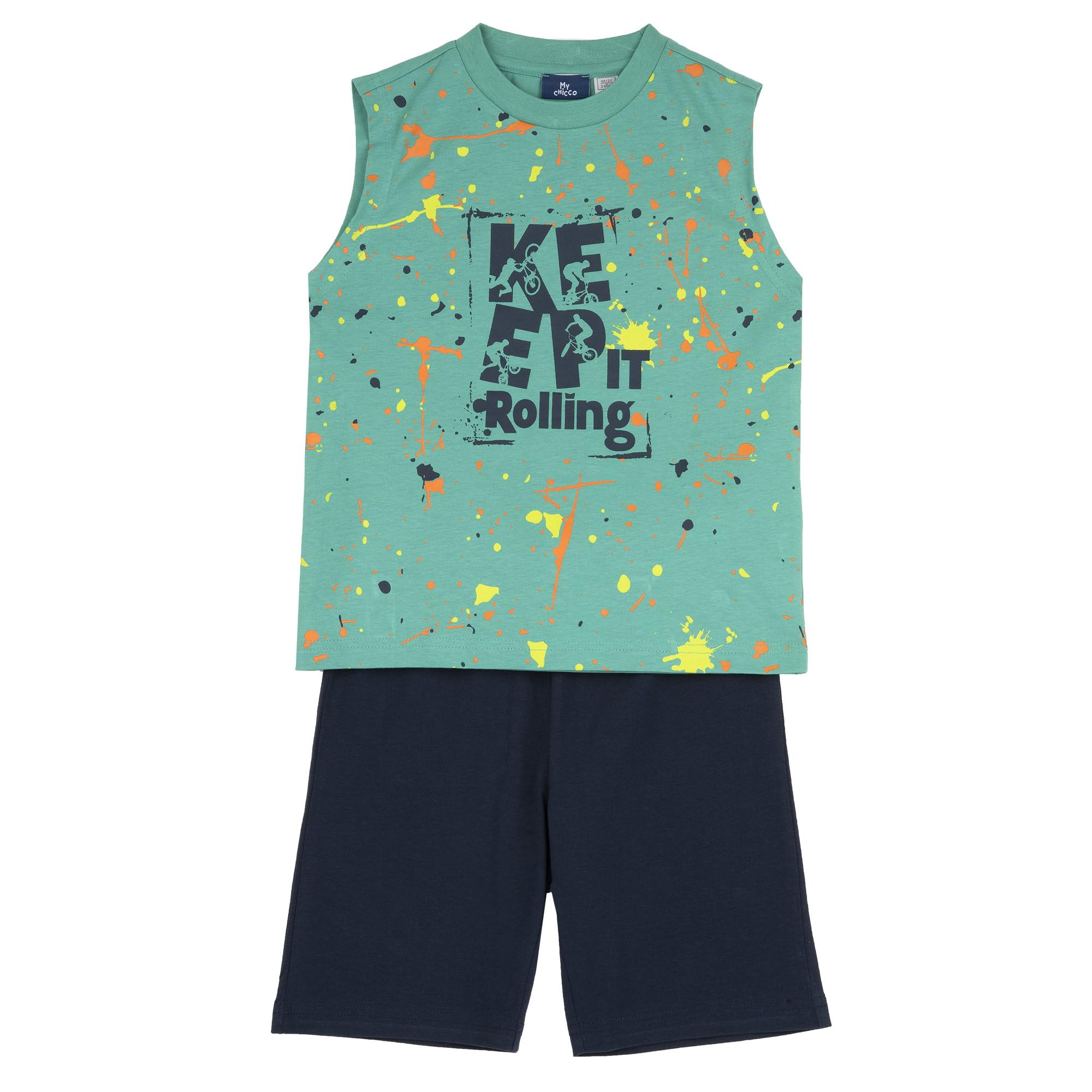 Chicco Completo Canottiera E Pantaloncini Tangle top and shorts Niños (Pack de 1)