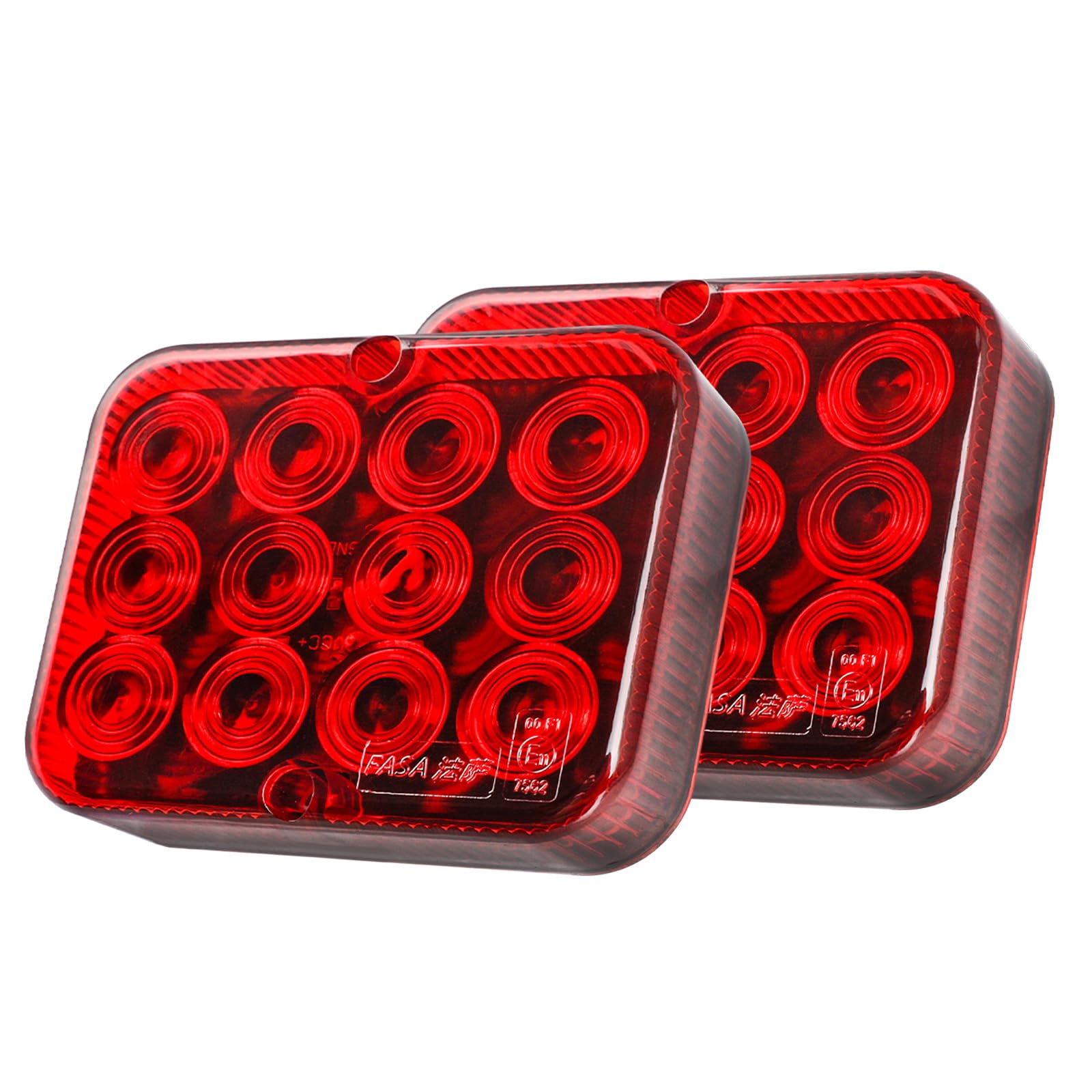 Yuanjoy 2 Stück LED Anhänger Rücklicht, 12V 24V Rückleuchten