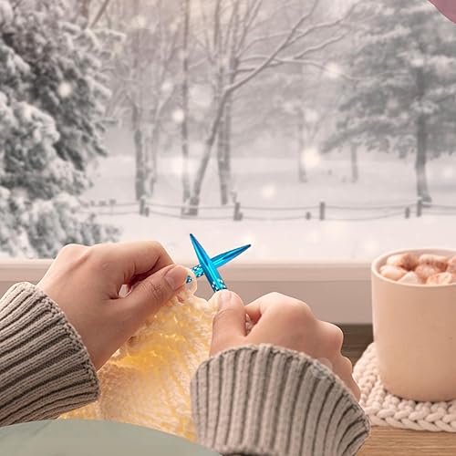 Miniatura 2 de Holamulta Juego de agujas de tejer circulares intercambiables de 6 pulgadas US 7-10.5 (multicolor)