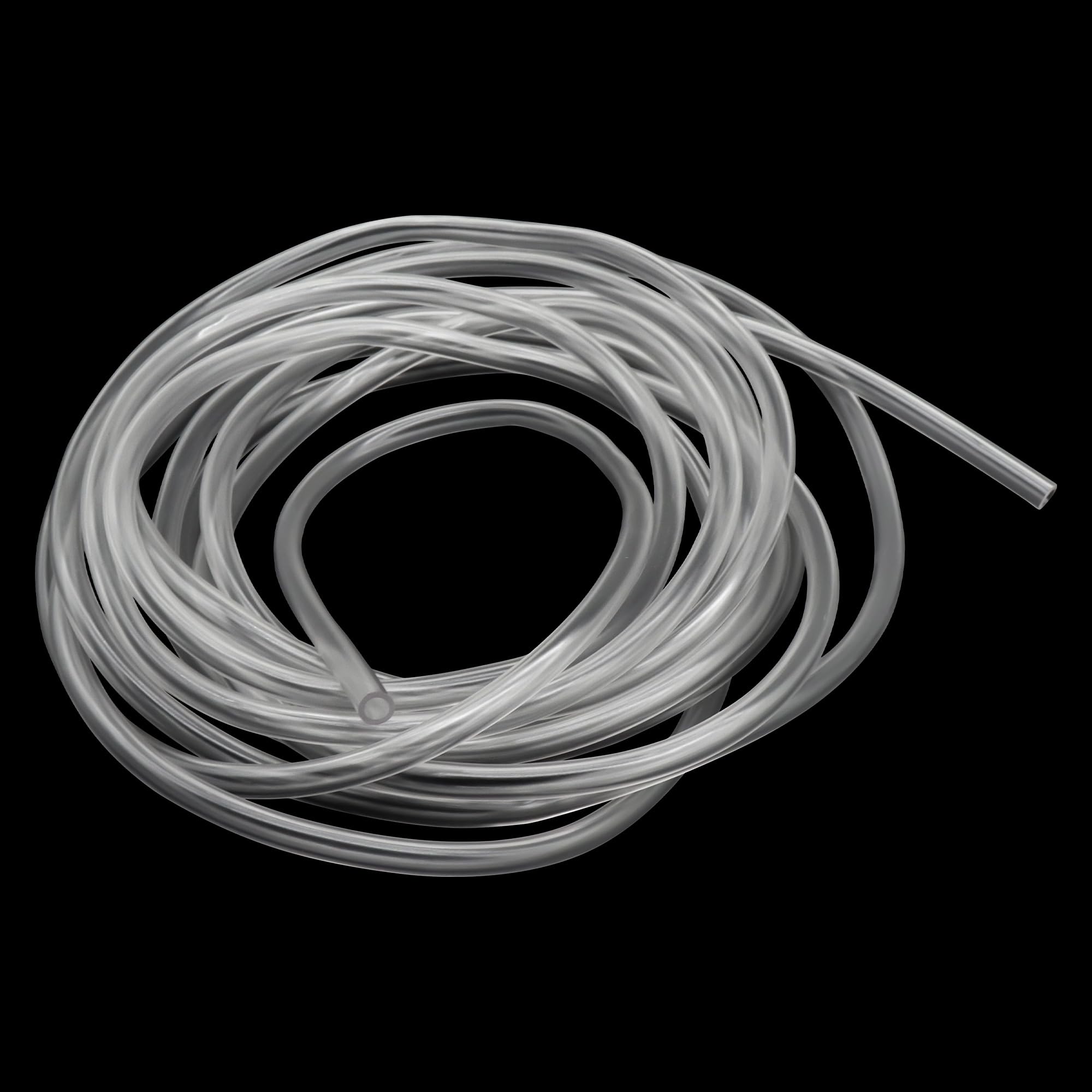 LAVMHAB PVC Tube 4mm ID x 6mm OD 4m(13.1ft) Clear Vinyl Hose PVC Tubing, Lightweight and Flexible Plastic Tubing Water Air Pipe