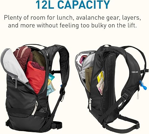 Miniatura 5 de CamelBak Powderhound 12 Paquete de hidratación, 70 onzas, vaporllamaremolacha