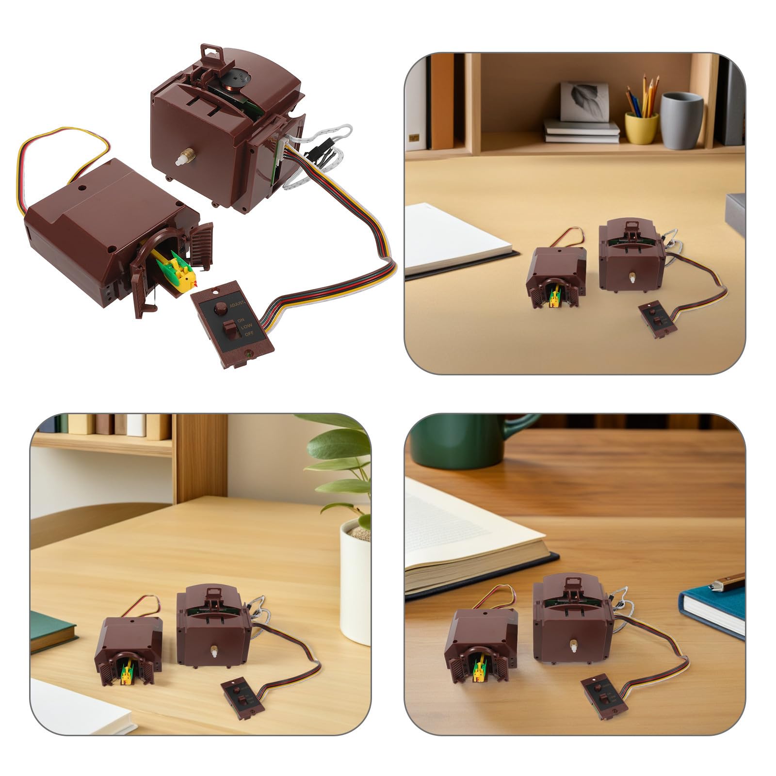 TOYANDONA Retro Quarzuhrwerk für Kuckucksuhren aus Kunststoff und Metall mit Charmantem Kuckucksruf für Büro und Schlafzimmer als Ersatzteil und Reparaturset