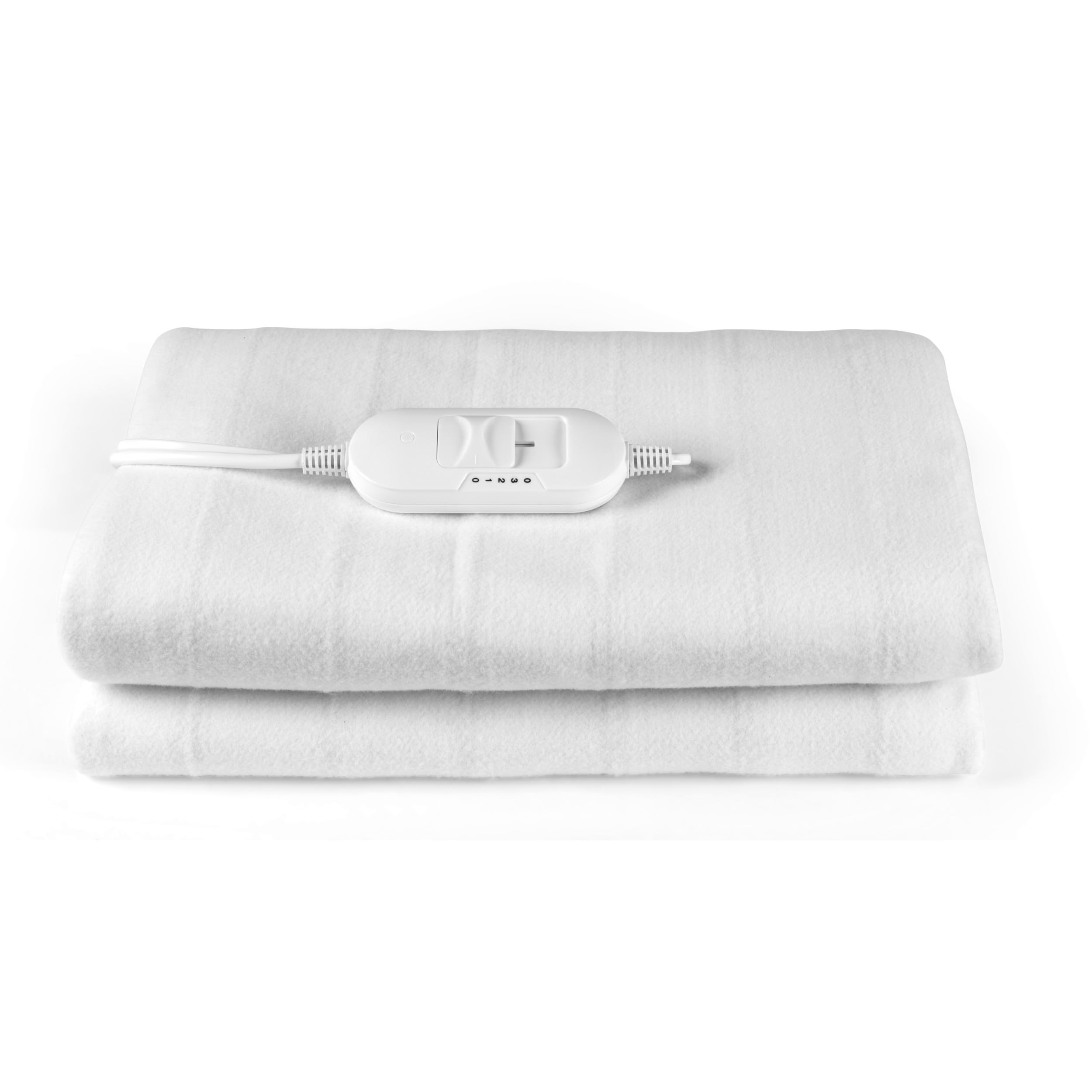 Kleeneze KL3753 Couverture chauffante - Couverture électrique pour lit Simple, Lavable en Machine, 3 réglages de Chaleur, témoin Lumineux, Tissu Doux, télécommande Amovible, Attache 35 W, 135 x 65 cm