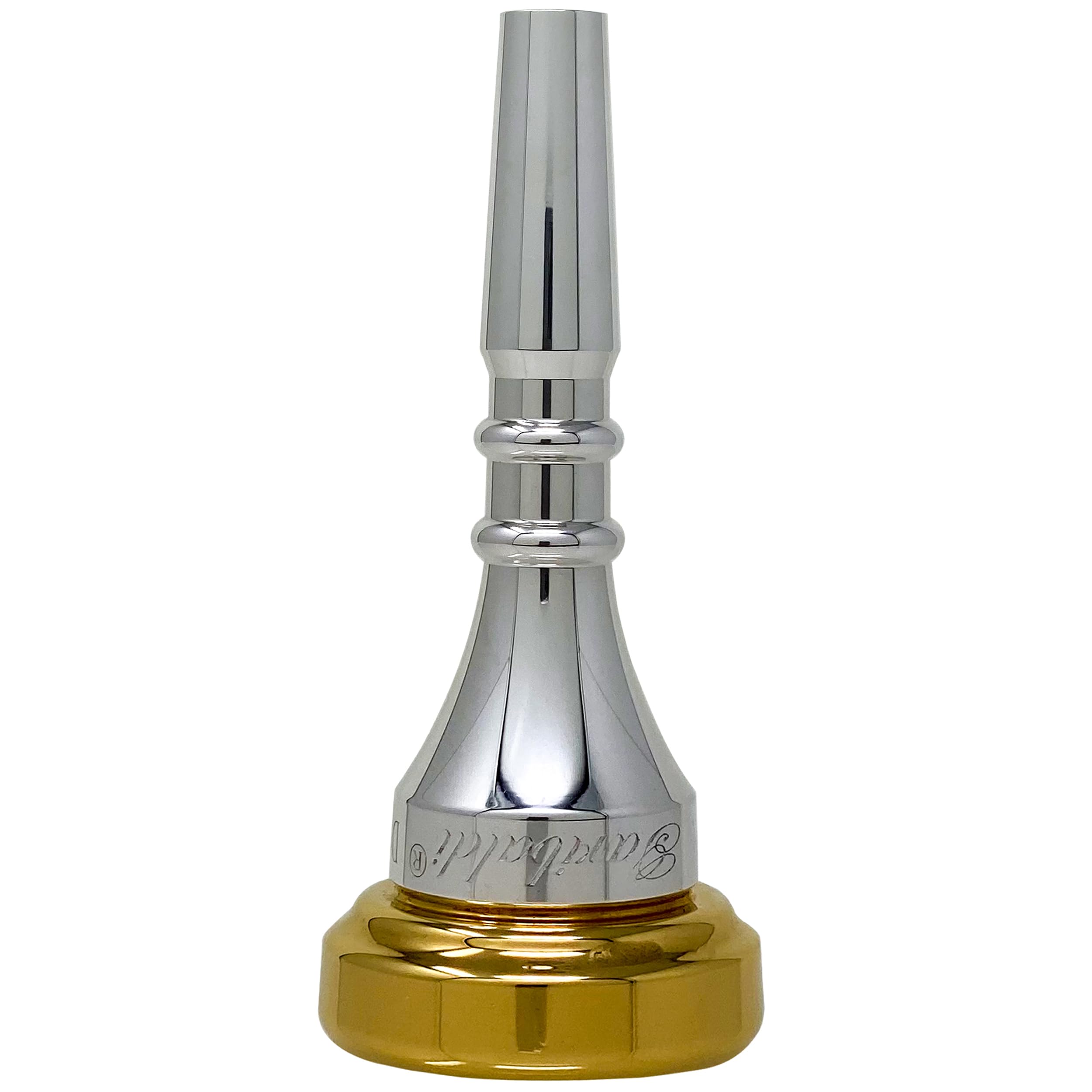 Garibaldi S1 Silver Plated Alto Horn Single-Cup Gold-Plated Rim Mouthpiece Large