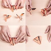 Vista 3 de Rompecabezas de metal - Juguetes 3D para el cerebro: juguetes sensoriales geniales, artilugios, caja de cubo triangular, rompecabezas de juguete