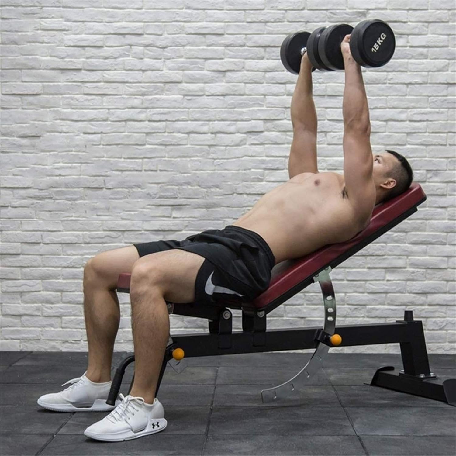 Weight Bench Weight Bench Adjustable Strength Training Bench for Full Body Workout with Fast Folding- 2020 Version