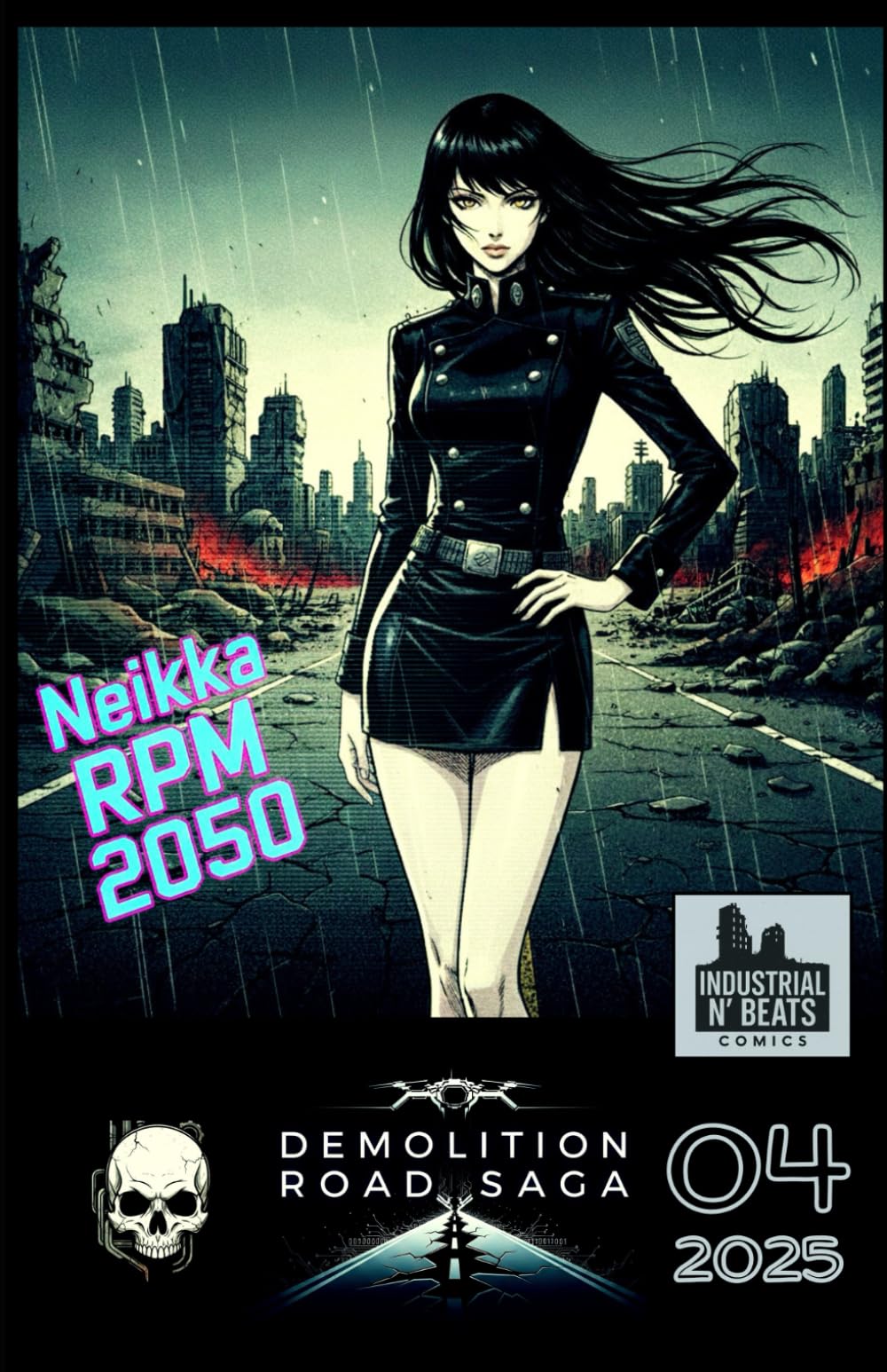 Neikka RPM Episode 4: A Cyberpunk-Noir Comic: Capture, Liberate, and Pursue. (Demolition Road Saga - Neikka RPM 2050)