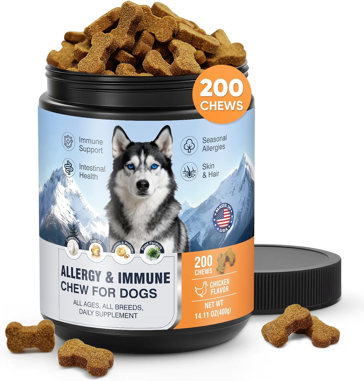 PLBKCTS Dog Allergy Chews