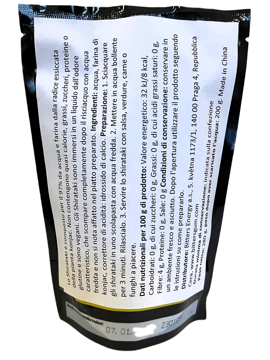 Bitters Shirataki Konjac Pasta - Riso - 3x200g