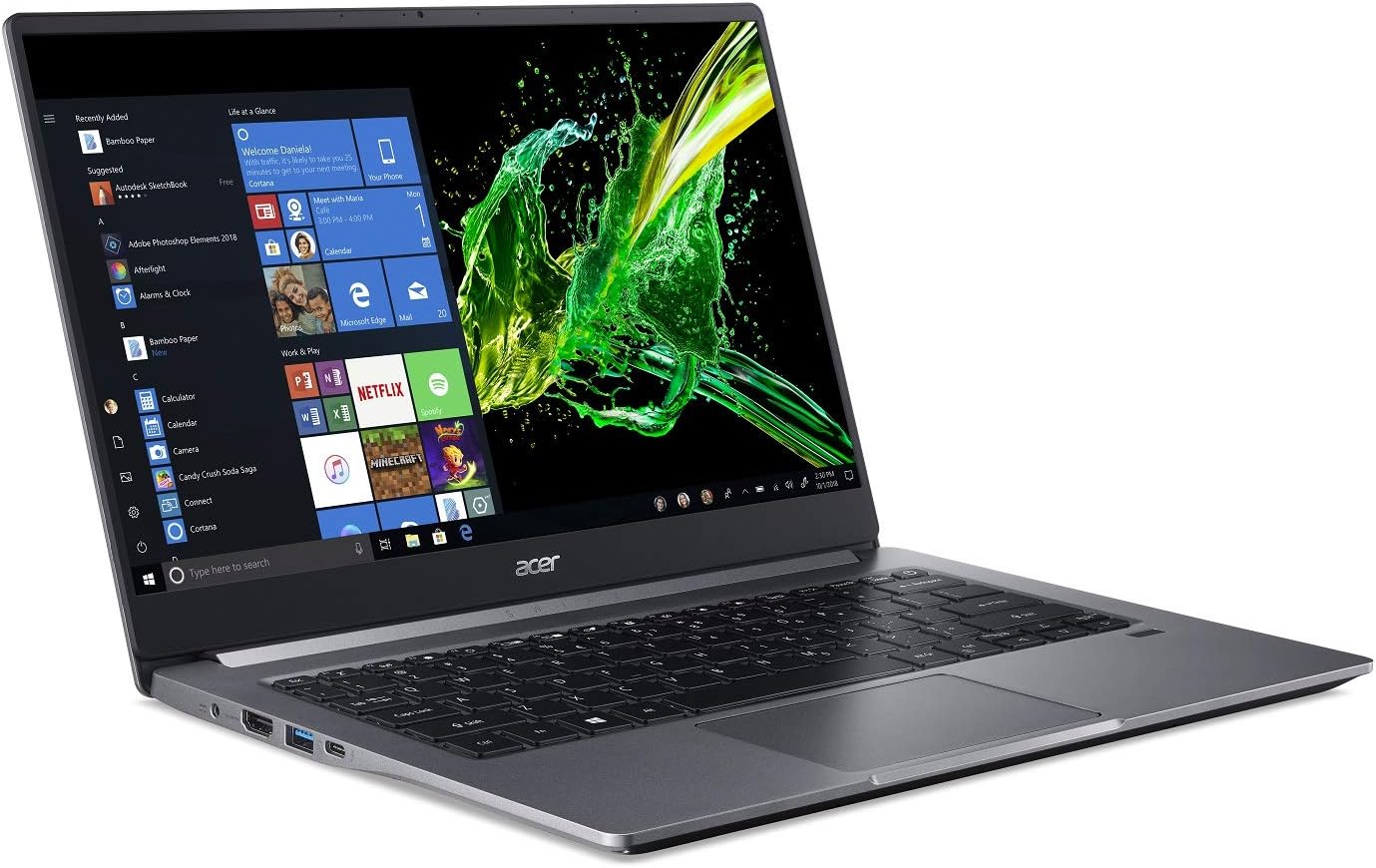 Get Special Price Acer Swift 3, 14-in Core i5 , 8GB LPDDR4, 256GB SSD SF314-57-59EY, Gray