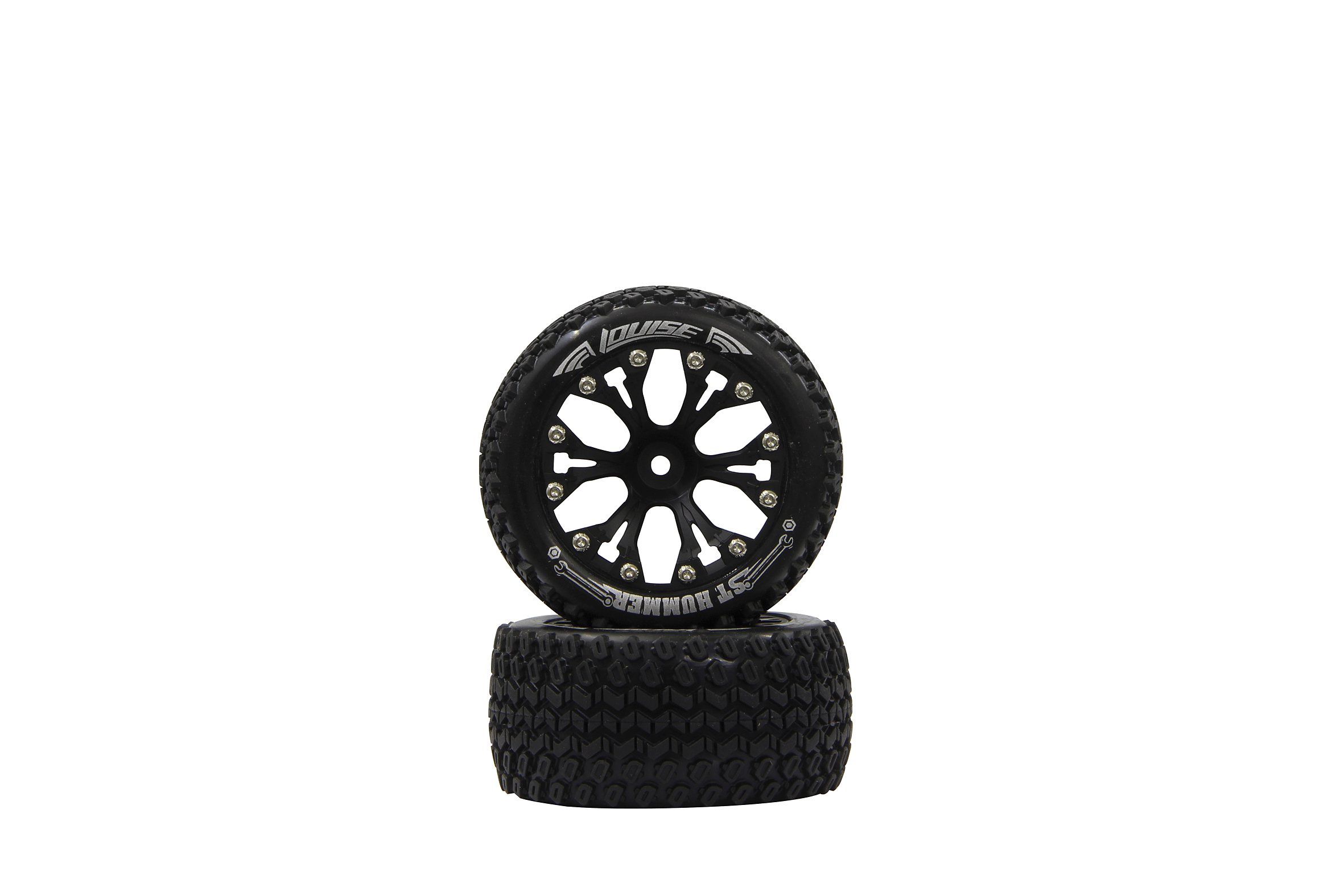 Jamara 052866 Tyre Plus Rim for 1/10 ST Hummer Truck - Image 3