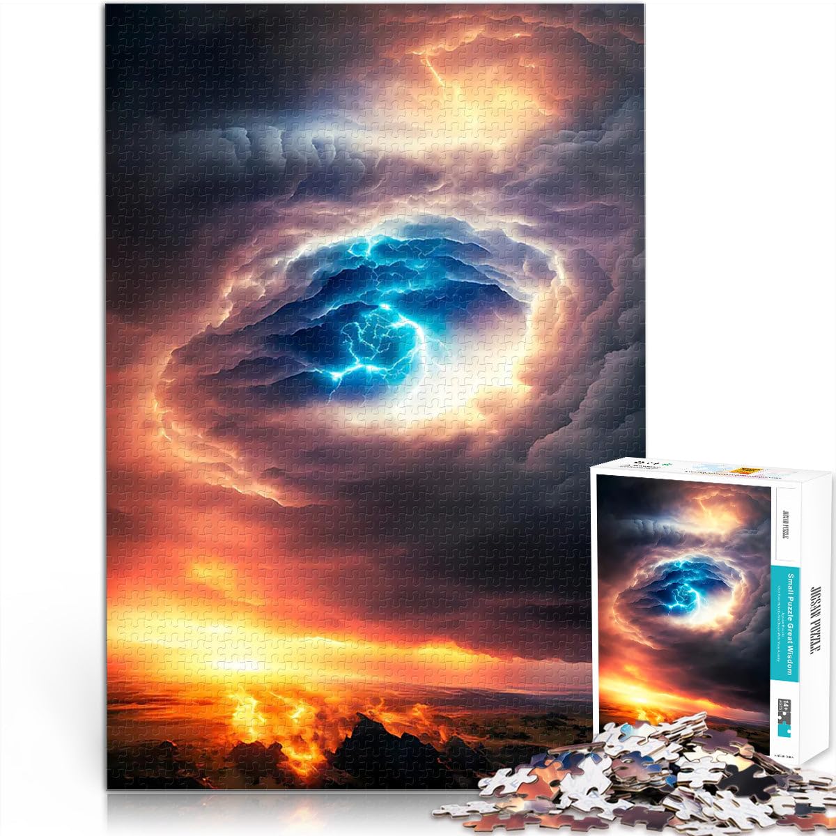 1000 Piece Jigsaw Puzzles for Adults ARMAGEDDON APOCALYPSE Familienspiel für und Wunschliste mit dem Weihnachtsmann52x38cm — image 1