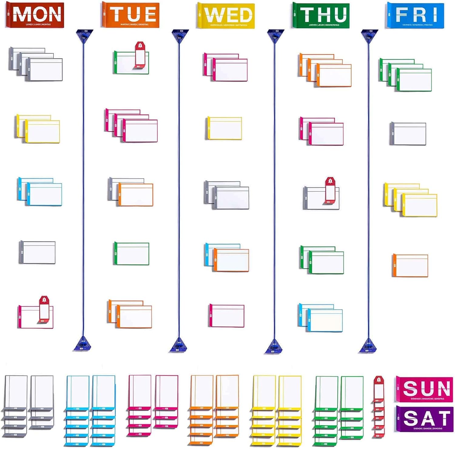 PATboard Agile Planner Board Weekly COLUMNcards Magnetic - Image 4
