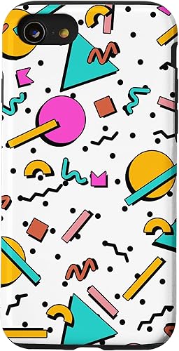 Miniatura 17 de iPhone 15 Pro Vintage Geometría Forma Patrón Retro 80s 90's Nostalgia Case