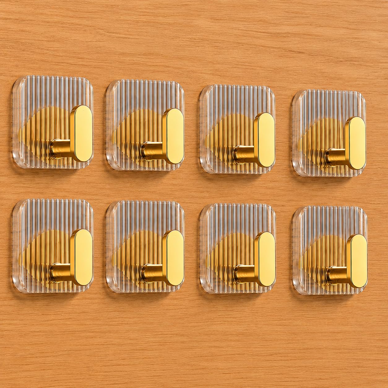 Self Adhesive Wall Hooks - Black Stainless Steel -11