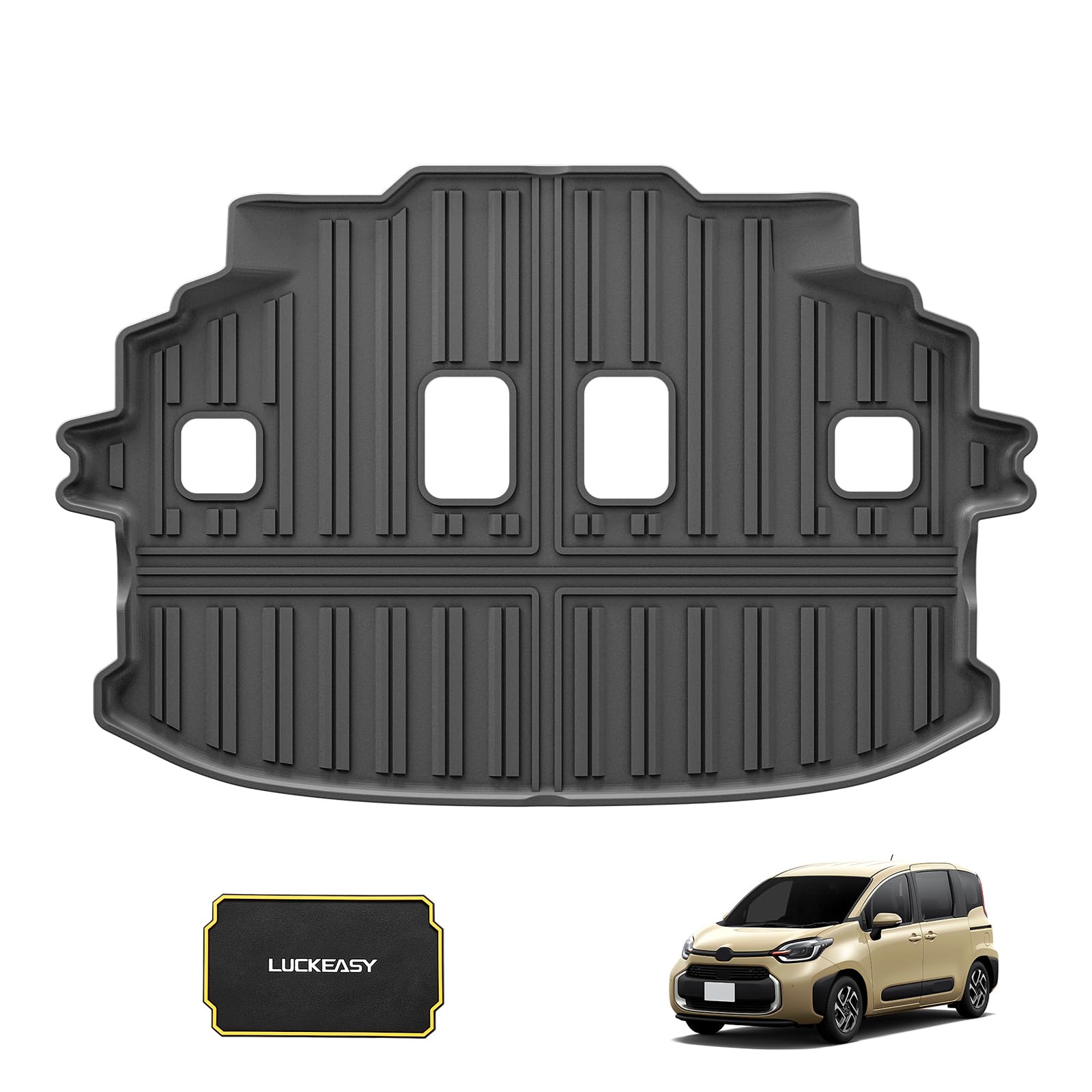 Amazon | LUCKEASY トヨタ 新型 シエンタ 10系 7人乗り 専用 ラゲッジ 