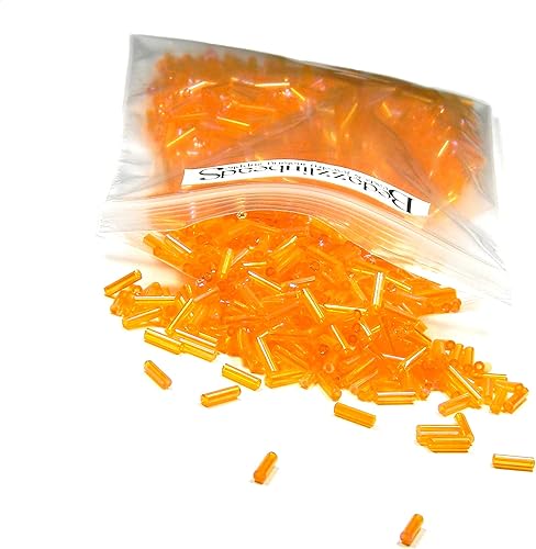 Miniatura 3 de 1.76 oz de 1200 cuentas económicas de árbol Ming de 14 de pulgada de largo, 0.236 in de largo, tubo de semilla de vidrio (color verde esmeralda con