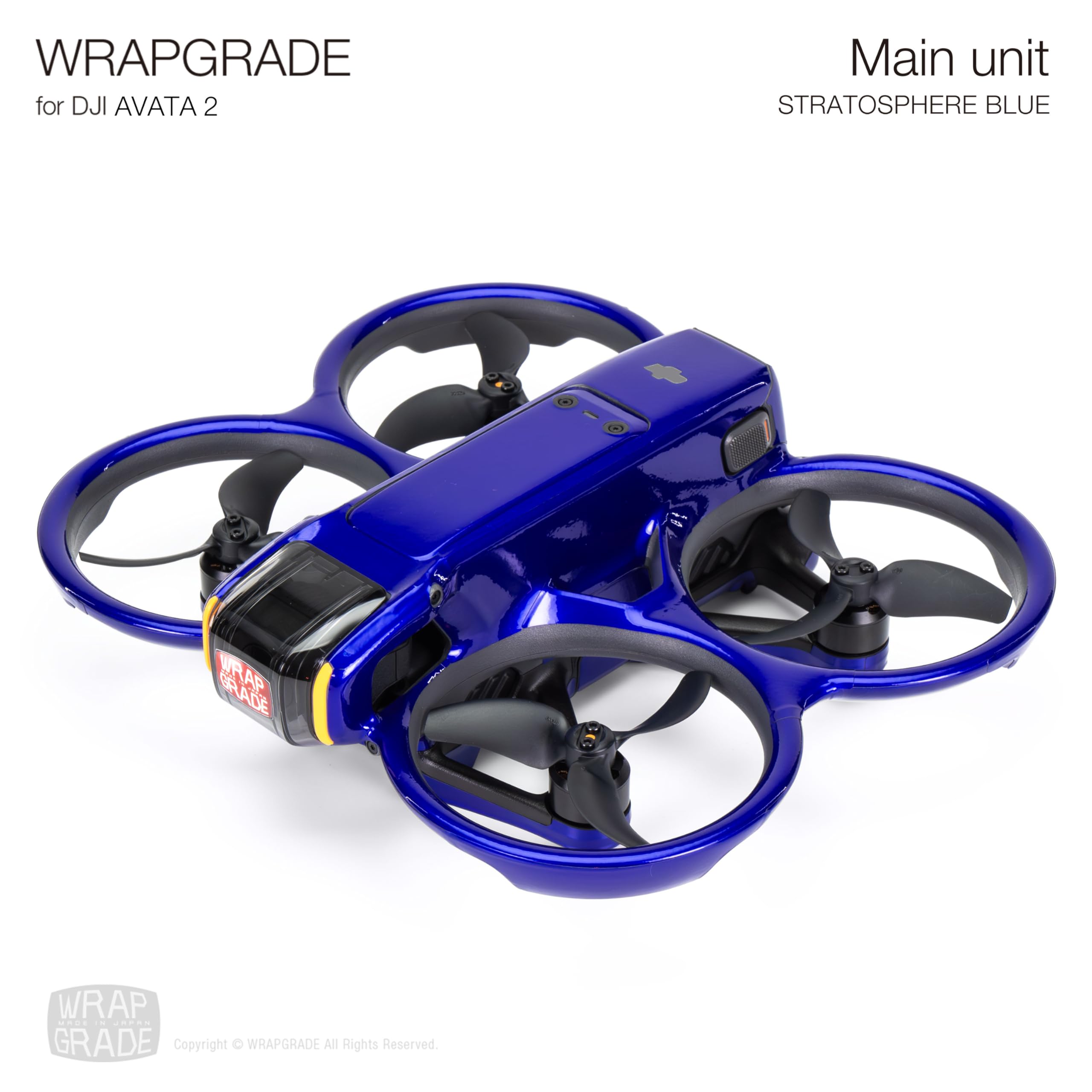 WRAPGRADE Skin Stickers Compatible with DJI Avata 2 (Stratosphere Blue), DJI Avata 2, 5.71 x 3.74 x 2.17 inches - Image 3