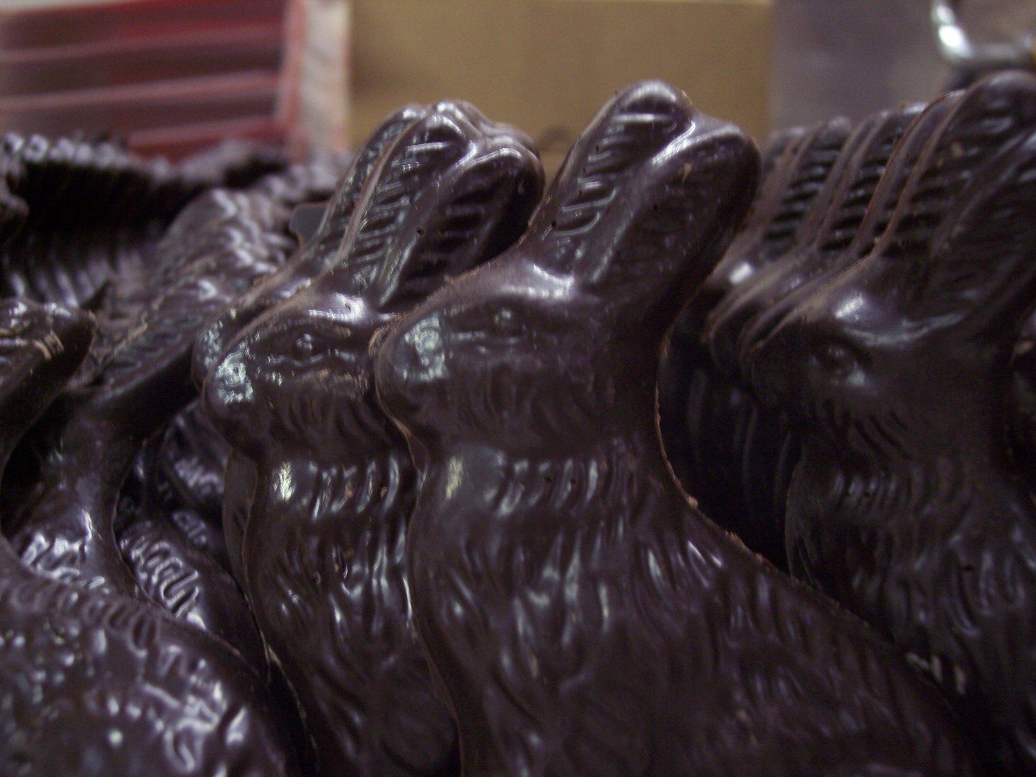 Lang’s Chocolates – Dark Chocolate Bunny – Solid Dark Chocolate – Individually Boxed – Easter Basket Candy – Dairy-Free, Gluten-Free and Kosher – 3.5” Tall – Pack of 7