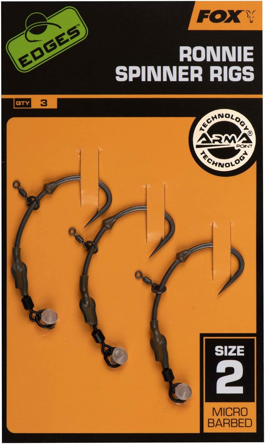 Edges Curve Ronnie Spinner Rigs Micro Barbed Ready Tied Rig