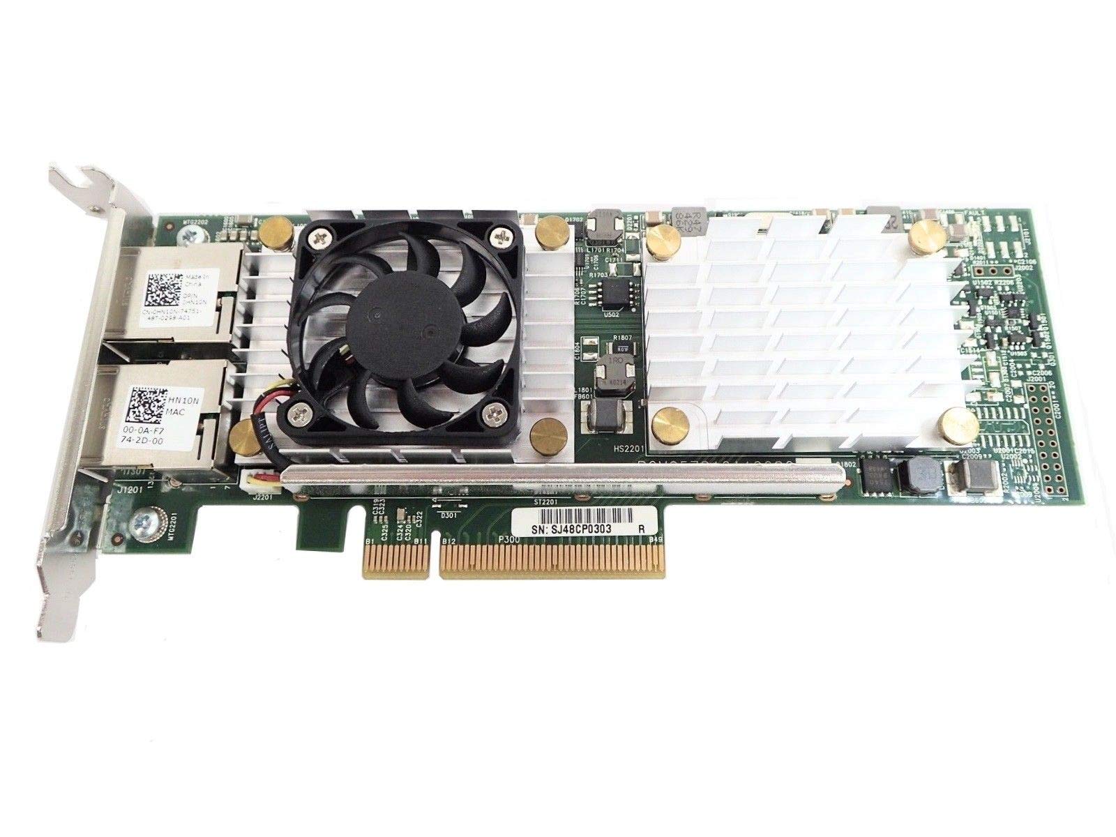 Adaptador Dell Broadcom 57810S Doble Puerto 10GBASE-T Adaptador De Red Dell Broadcom 57810S Dual Puerto 10GBASE-T - Número Parte 0W1GCR / HN10N PC Clonico
