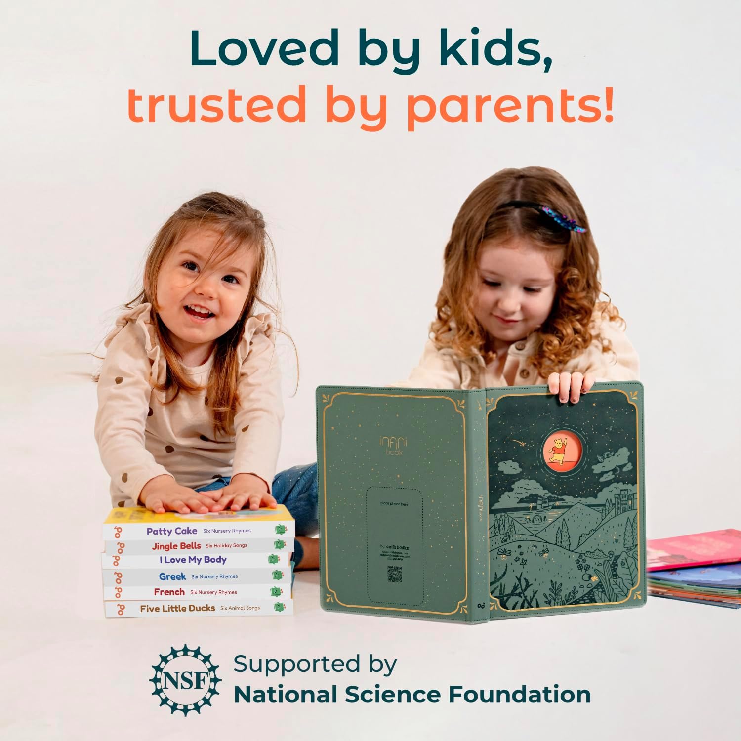 Cali’s Books Wind Down – USB-C Rechargeable Baby Book for Toddlers 1-3, Headphone Jack, Expert-Designed Bedtime Musical Book with Gentle Activities and Affirmations for a Calming Nightly Routine - Image 4