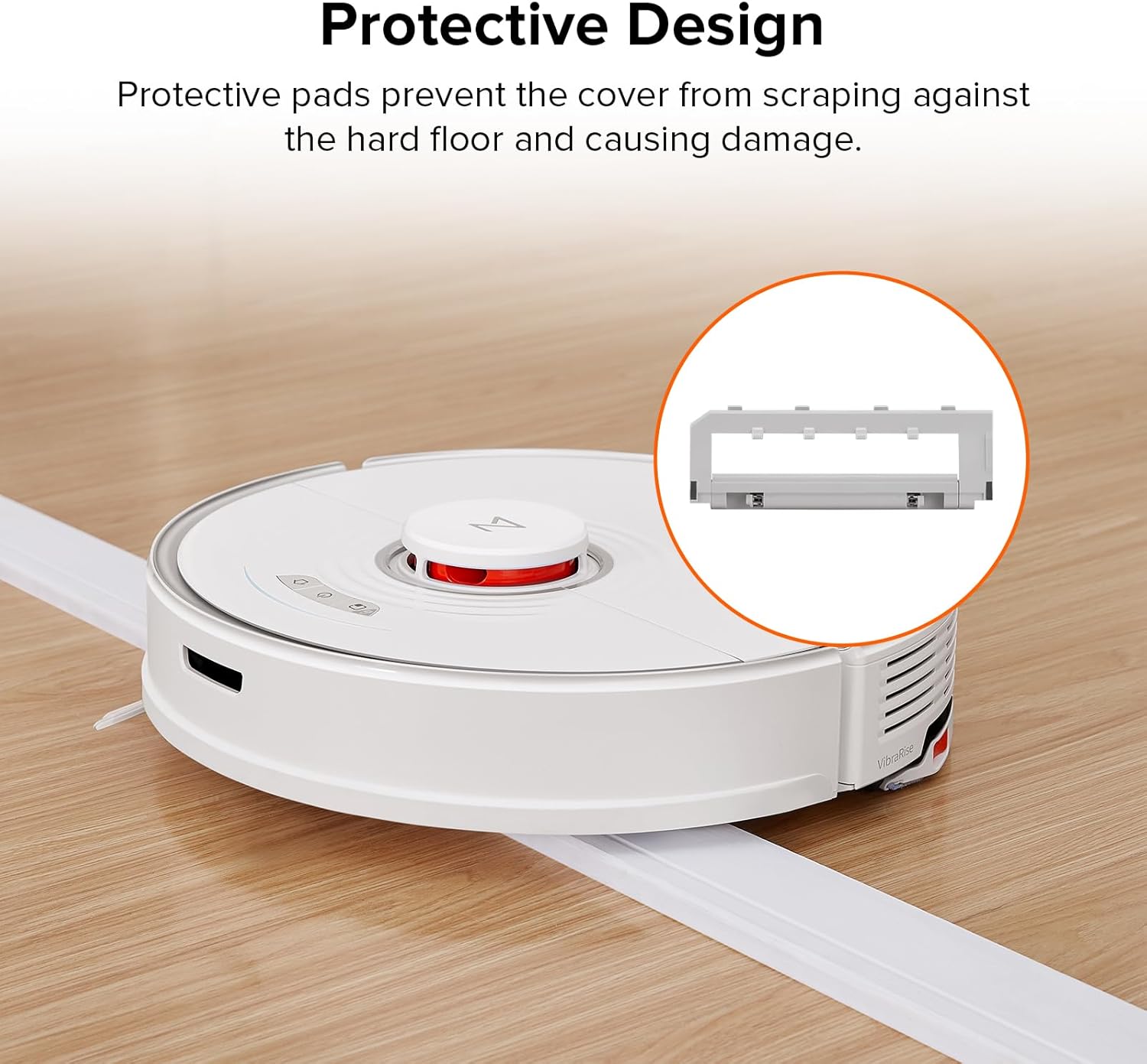 roborock Main Brush Cover with protective pads highlighted