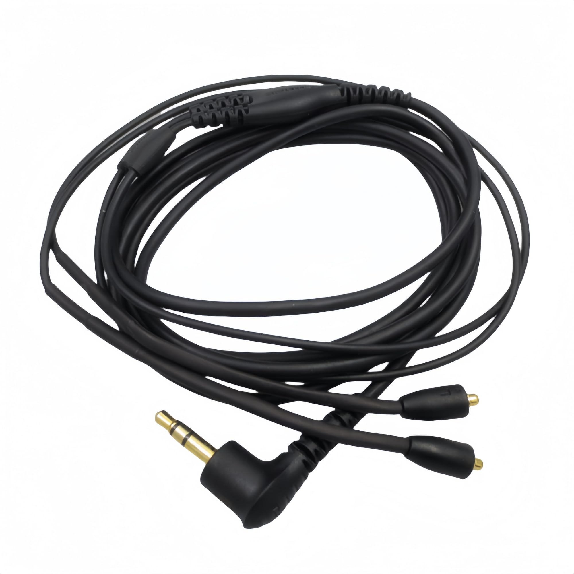 Replacement EAC64BK 64 -Inch Detachable Earphone Cable for Shure SE215, SE315, SE425 SE535 and SE846 Earphones (Black)