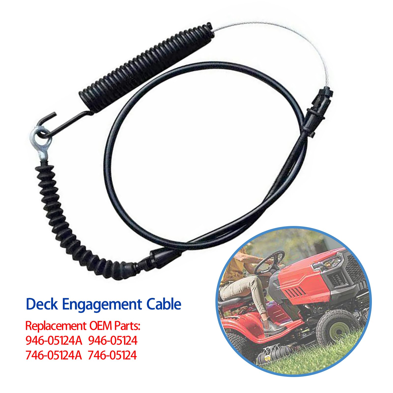 946 05124a Deck Blade Engagement Cable For Troy Bilt Mtd