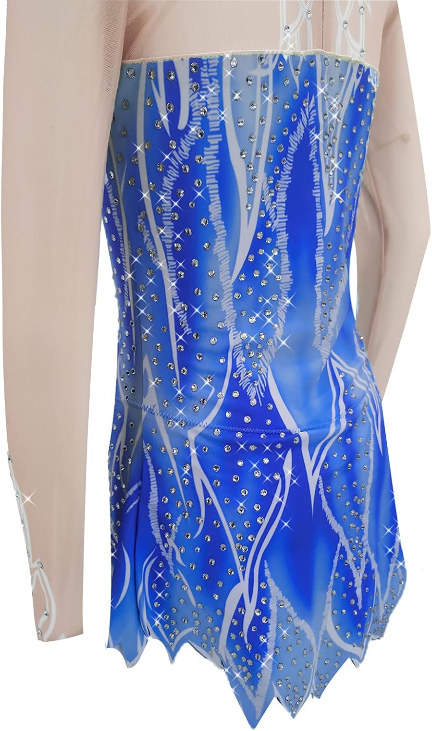 LIUHUO Girls' Ice Skating Dress Stretchy Competition Women's Skating Wear Handmade : Clothing, Shoes & Jewelry