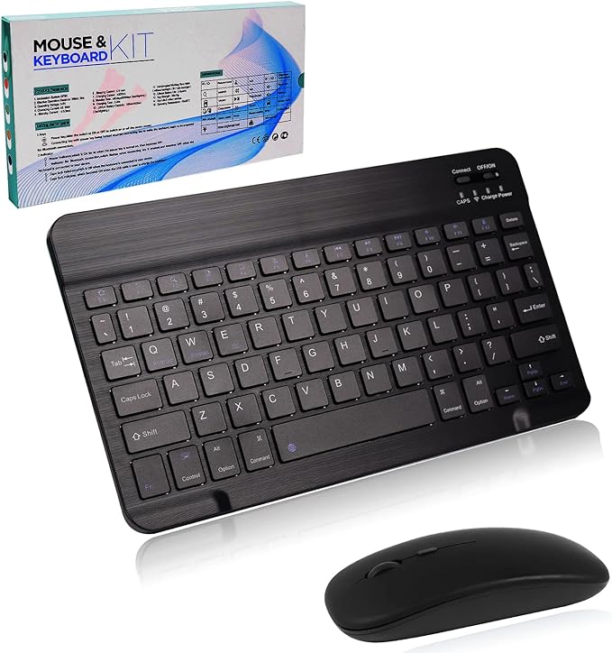 Wireless Keyboard and Mouse,Bluetooth Keyboard and Mouse Set