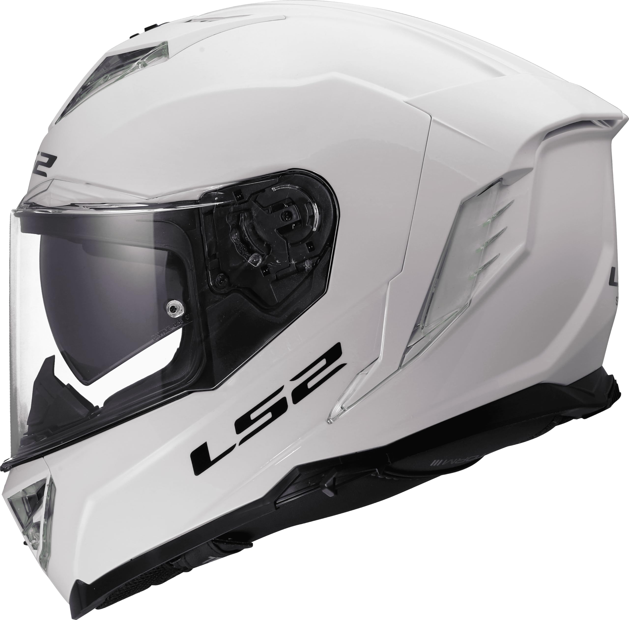 LS2, Casco Moto Integrale STORM III SOLID Gloss White, XXS