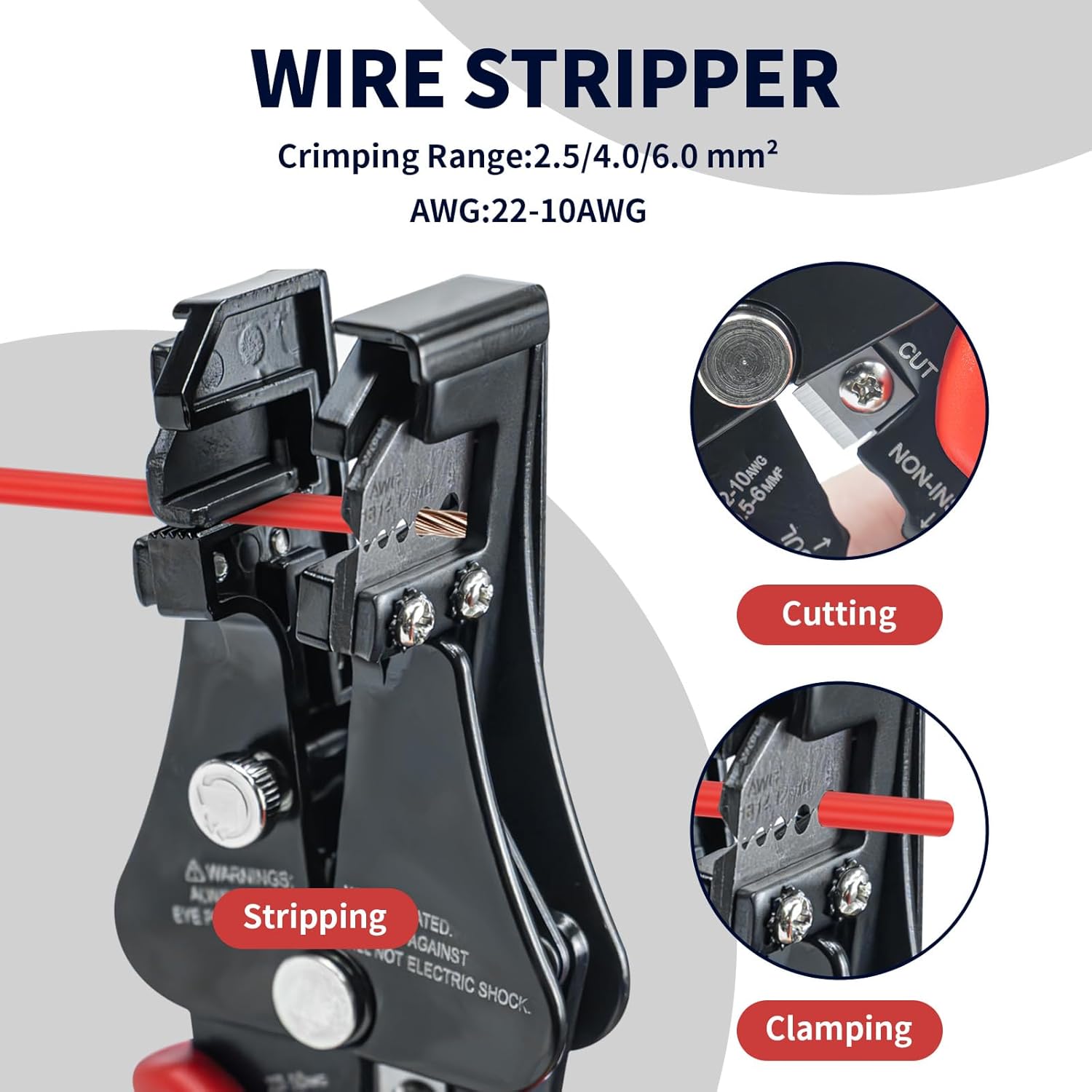 60PCS Solar Connector Crimping Tool Kit for Connecting Solar Panel Cable Wire, with 30 Pairs MC4 Connectors ，AWG13-10 Crimper and Stripper，2pcs Spanner Wrench，Solar Panel Connectors in the bag.
