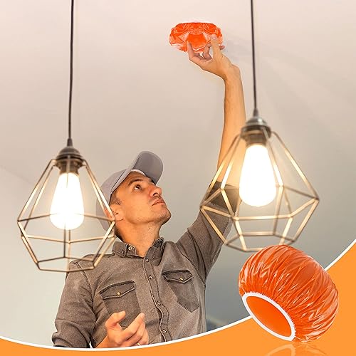 Miniatura 5 de Detector de humo, cubierta de polvo para alarma de incendios, cubierta de pintura gruesa, cubierta elástica para detector de humo, cubierta de