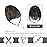 BARSDAR Real Human Hair Clip in Bangs - 100% Human Hair Clip in Bangs for Women - Brown Wispy Bangs Extensions Fringe with Temples Dyeable Real Hair Bangs Hairpieces - Brown