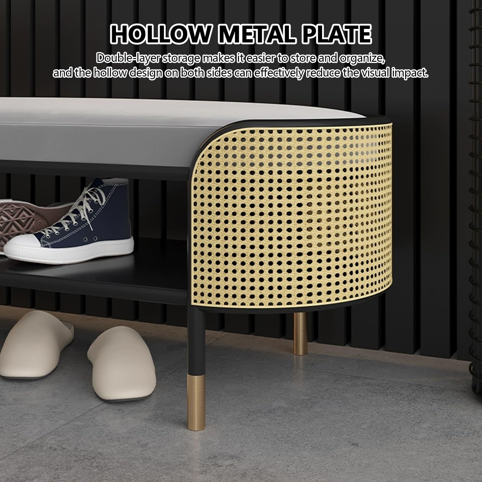 Panca scarpiera camera da letto con seduta, al coperto soggiorni Imbottito scarpiera, moderno bagno panca porta scarpe, scarpiera corridoi con imbottita seduta, panca salvaspazio ingresso.
