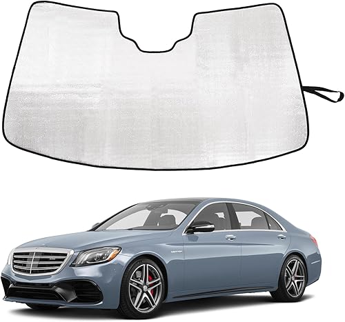 Parasol para parabrisas delantero de automóvil para Clase S W222 2014-2020, parasol de ventana delantera, visera solar reflectante plegable, disponible en Yaxa Colombia