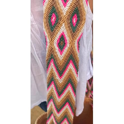 Miniatura 7 de Wayuu mochila bag for women crocheted tote baglarge shoulder bagcross body baghand woven with one thread and multicolored charm tassels Wayuu